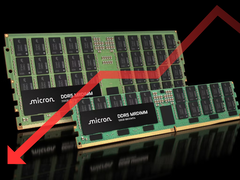 Moduły pamięci Micron DDR5 DRAM (edytowane za pomocą programu Canva).