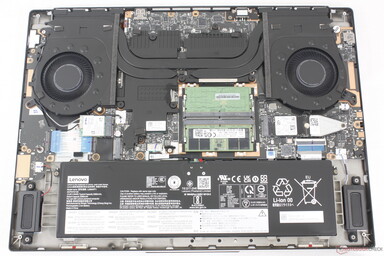 Jednostka chłodząca Legion 7 16 może obsłużyć 145 watów. (źródło obrazu: Notebookcheck)