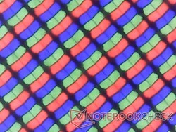 Błyszczący panel z wyraźną warstwą podkładową RGB, bez problemów z ziarnistością obrazu