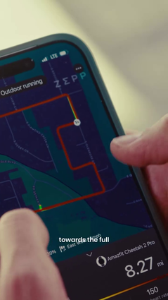 Wyczyść: Ta aktywność została zarejestrowana za pomocą Cheetah 2 Pro