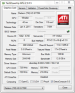 GPU-Z (AMD Radeon HD 6770M)