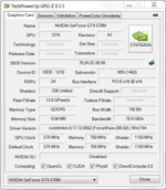 GPU-Z (NVIDIA GeForce GTX 570M)