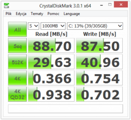 CrystalDiskMark 3.0.1