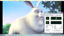 Big Buck Bunny 1080p H264: płynnie, użycie CPU 20-40%