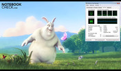 480p, z dysku, "Big Buck Bunny" (H.264) - płynnie