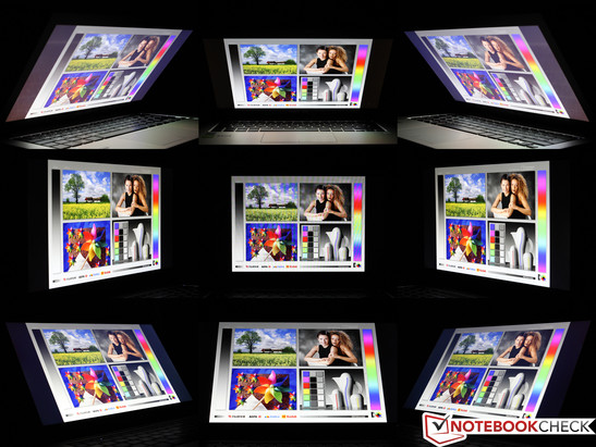 kąty widzenia matrycy Full HD Asusa UX32LN