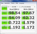 CrystalDiskMark 3.0: dysk WD z Della E5420