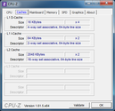 CPU-Z Cache