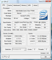 Systeminfo CPU