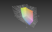HP ProBook 6470b a przestrzeń Adobe RGB (siatka)