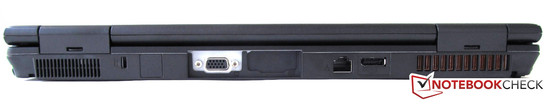 tył: VGA, RJ-45 (LAN), DisplayPort