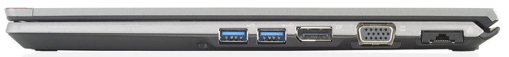 prawy bok: 2 USB 3.0, DisplayPort, VGA, LAN (fot. Fujitsu)