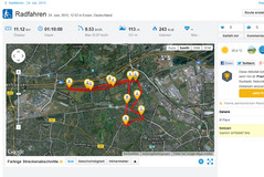 Garmin GPSMAP 64s - cała trasa