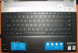 klawiatura w Sony Vaio VGN-FZ11M