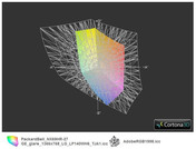 Packard Bell NX69 a przestrzeń Adobe RGB (siatka)