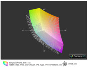 Sony Vaio Pro 13 z ekranem dotykowym FHD IPS a przestrzeń sRGB (siatka)