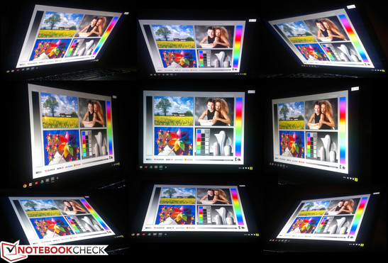 kąty widzenia matrycy laptopa Google Chromebook Pixel