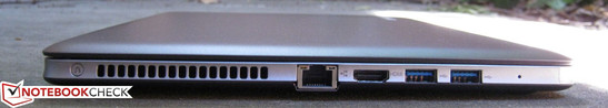 lewy bok: guzik Lenovo Onekey Recovery, LAN (Fast Ethernet), HDMI, 2 USB 3.0