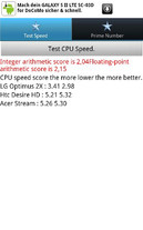 porównanie wyników testów CPU Speed PrimeNumber