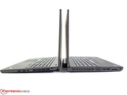 ThinkPad W550s (z lewej) i ThinkPad W541 (z prawej)