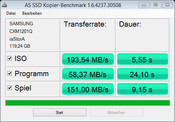 AS SSD Copy Benchmark