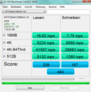 AS SSD (IOPS, operacje wejścia/wyjścia)