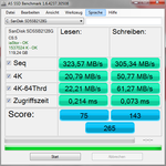 AS SSD (wyniki testów SSD SanDiska)