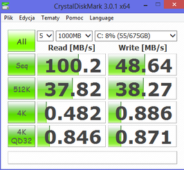 CrystalDiskMark 3.0.1