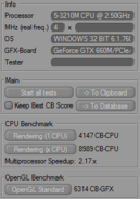 Cinebench R10, aplikacja 32-bitowa