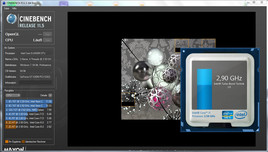 Cinebench R11.5: 2,9 GHz
