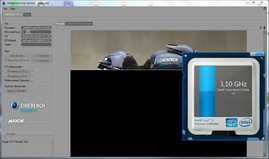 Cinebench R10 1 CPU: 3,1 GHz