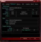 CPU-Z Mainboard
