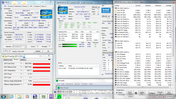 temperatury podzespołów w teście obciążenia CPU (Prime95)