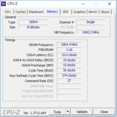 CPU-Z Memory