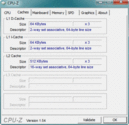 Systeminfo CPUZ Cache