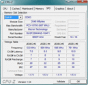 Systeminfo CPUZ RAM SPD