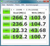 wyniki testów CrystalDiskMark 3.0.1 dla dysku Crucial M4 (SSD)
