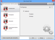 Elan Smart-Pad (konfiguracja powiększania)