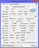 Systeminfo GPUZ (Intel HD Graphics 4000)