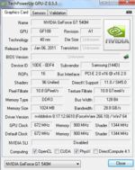 GPU-Z (NVIDIA GeForce GT 540M)