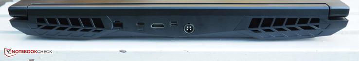 tył: LAN, USB 3.1 typu C, HDMI, mini DisplayPort, gniazdo zasilania