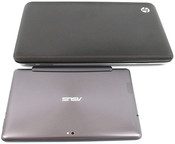 Asus TF201 (na dole) i HP dv6-6b15ew (u góry)