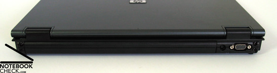 HP Compaq nx7400 od tyłu