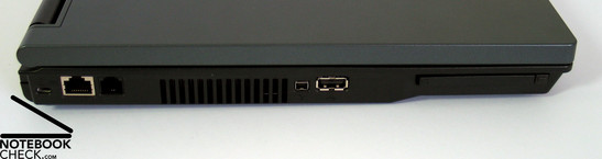 HP Compaq nx7400 z lewej
