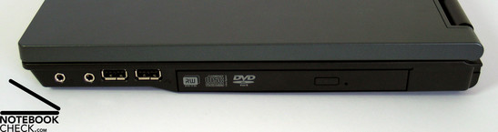 HP Compaq nx7400 z prawej