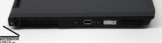 HP Compaq nc4400 z lewej