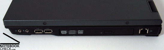 HP Compaq nw9440 z prawej