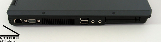 HP Compaq nx6325 z lewej