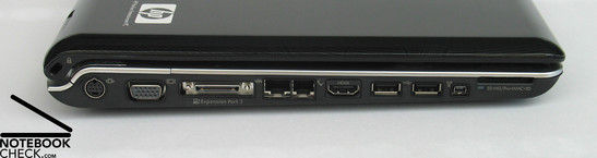 HP Pavilion dv6598eg z lewej