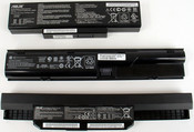 akumulatory Asusa K73TA (u góry), HP 4535s (w środku) i Asusa K53TA (na dole)